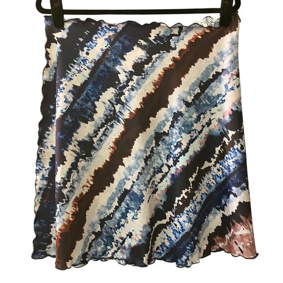 NWT Haystacks Tahquamenon Switch Stacks reversible bias mini skirt - Picture 2 of 7